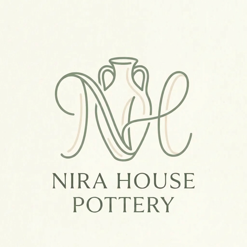 AI Design for Nira house Porttery business logo create