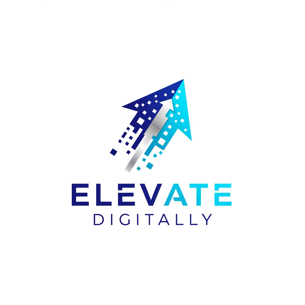 AI Design for i want a authentic logo for my business of social media marketing agency and name of my marketing agency is elevate digitally