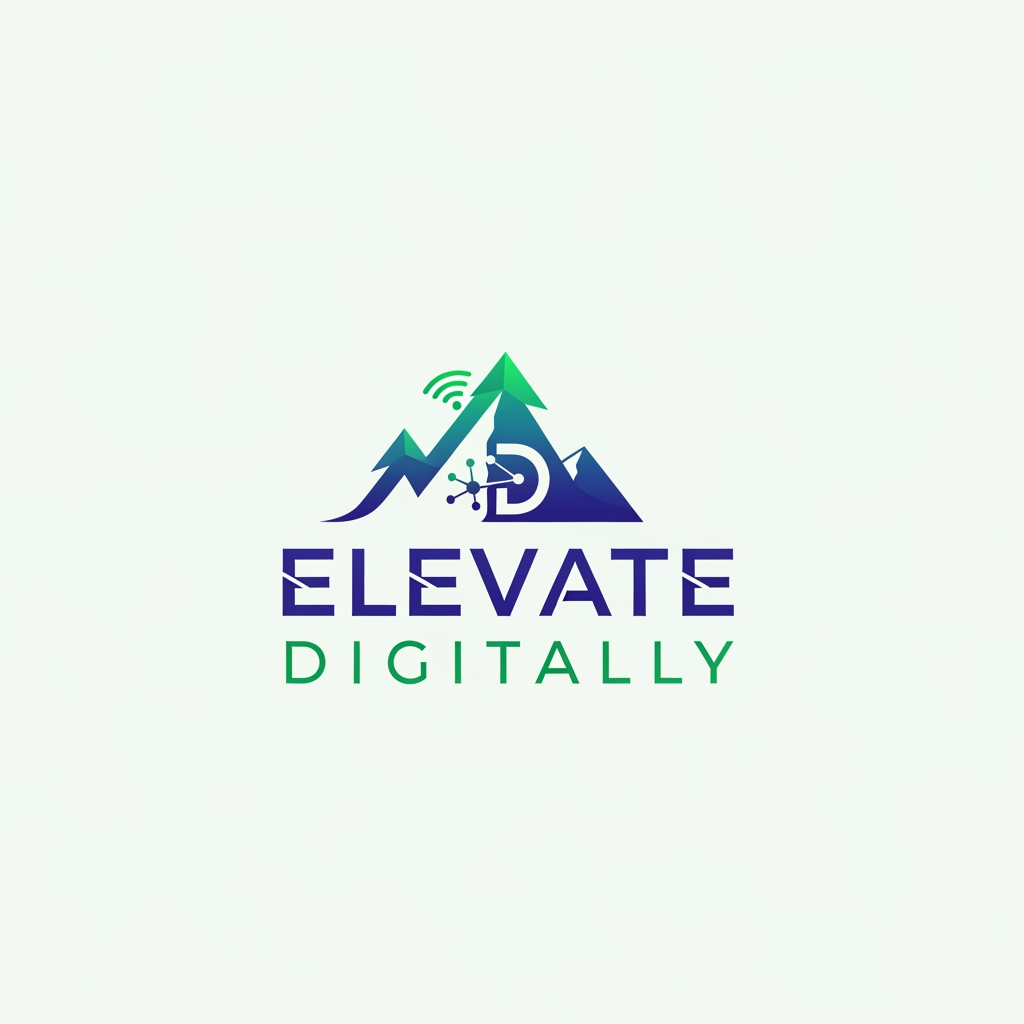 AI Design for i want a authentic logo for my business of social media marketing agency and name of my marketing agency is elevate digitally
