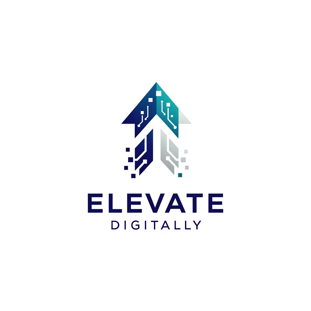 AI Design for i want a authentic logo for my business of social media marketing agency and name of my marketing agency is elevate digitally