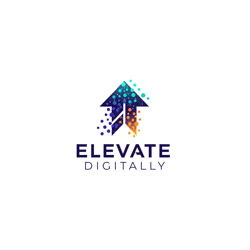AI Design for i want a authentic logo for my business of social media marketing agency and name of my marketing agency is elevate digitally