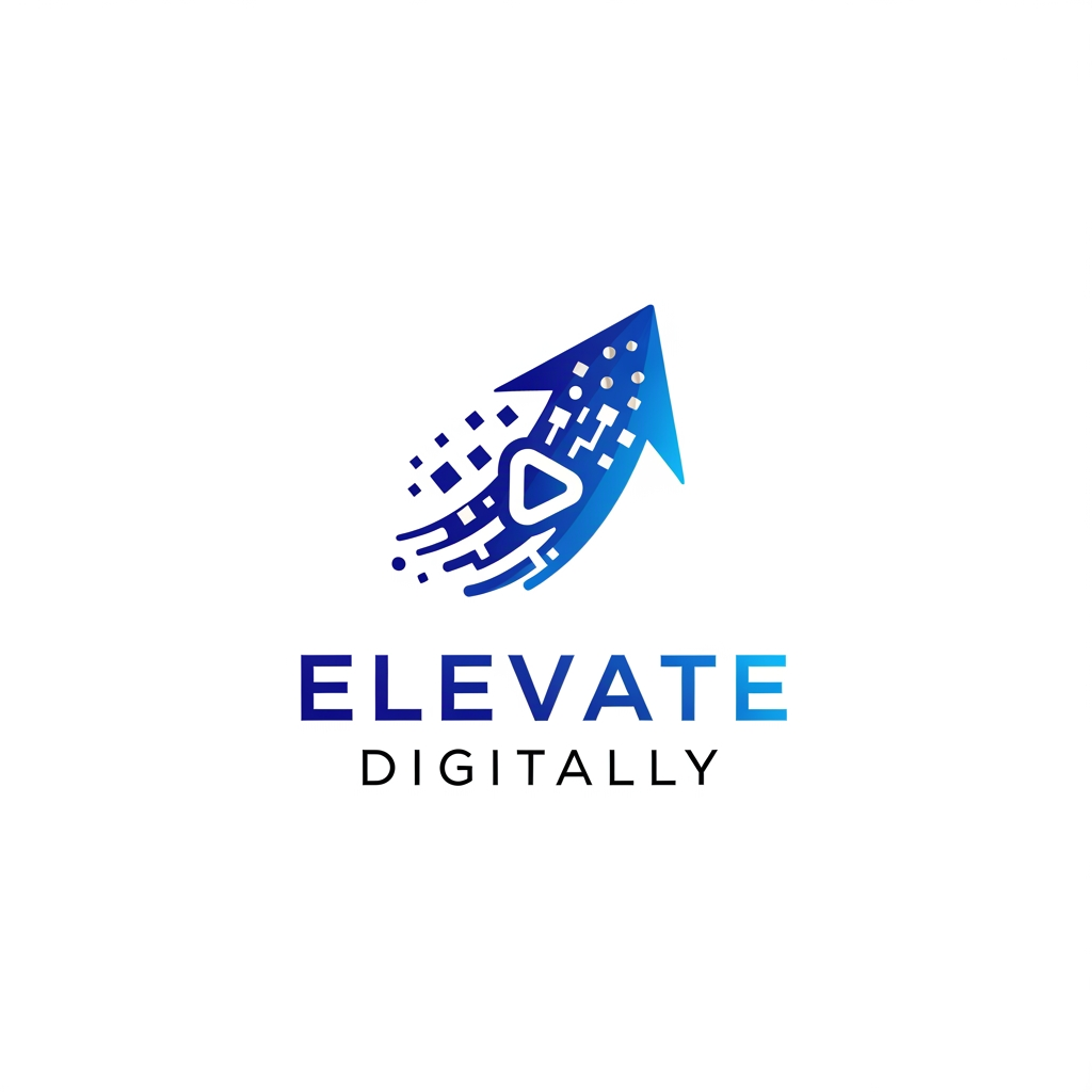 AI Design for i want a authentic logo for my business of social media marketing agency and name of my marketing agency is elevate digitally
