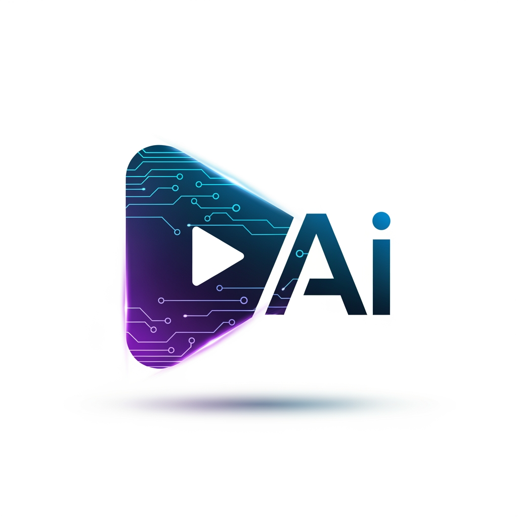 AI Design for create a logo of ai video in youtube