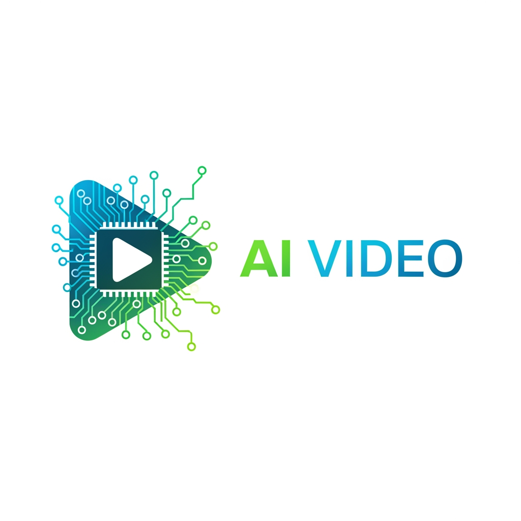 AI Design for create a logo of ai video in youtube channel