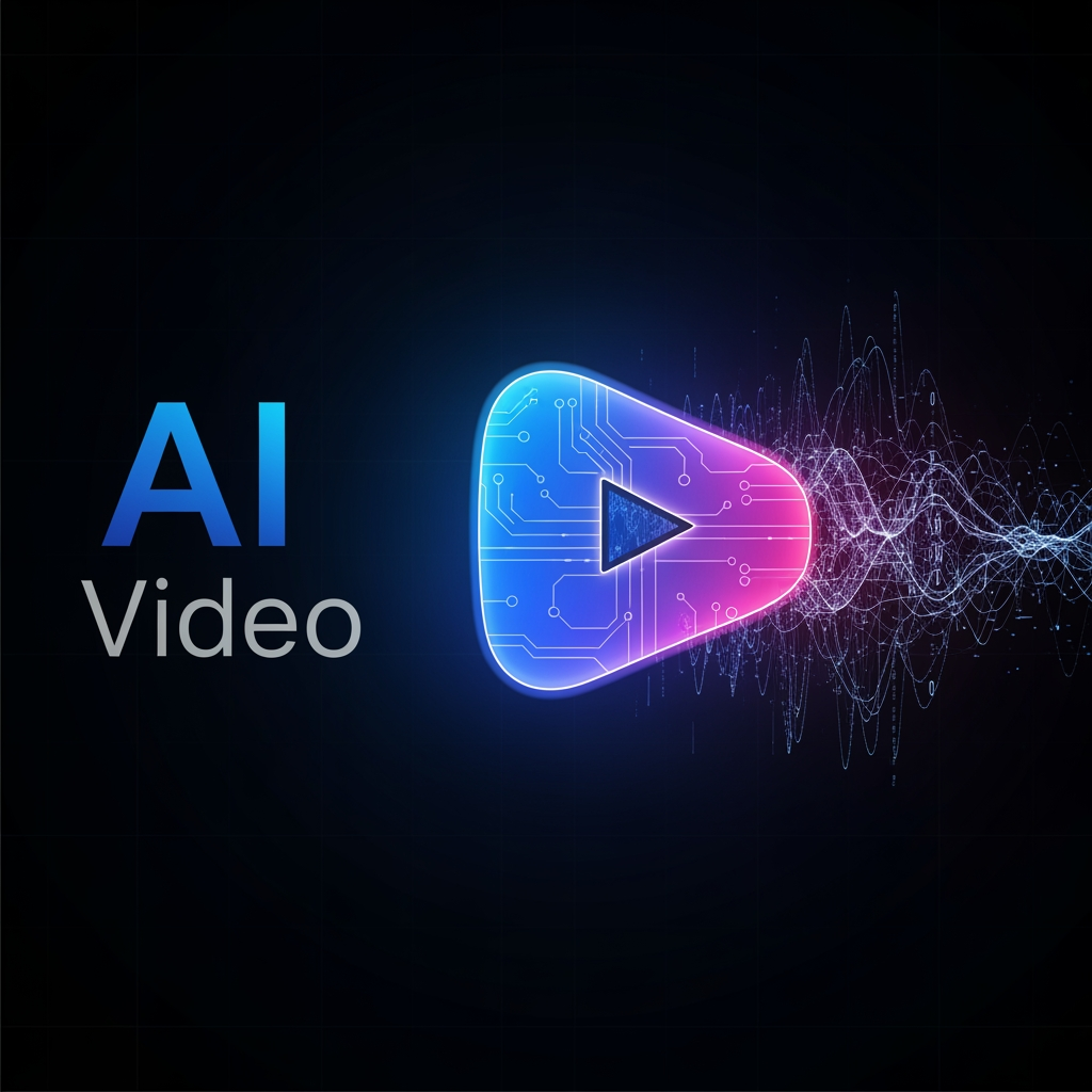 AI Design for create a logo of ai video in youtube