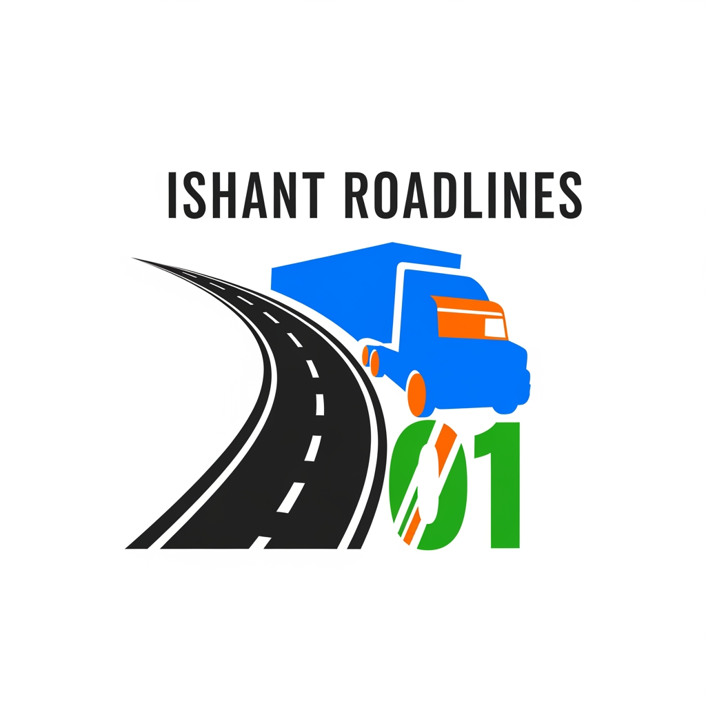 AI Design for i want logo for my business
it should include 
Ishant Roadlines 01
i want image in unique way
it should be made on canva