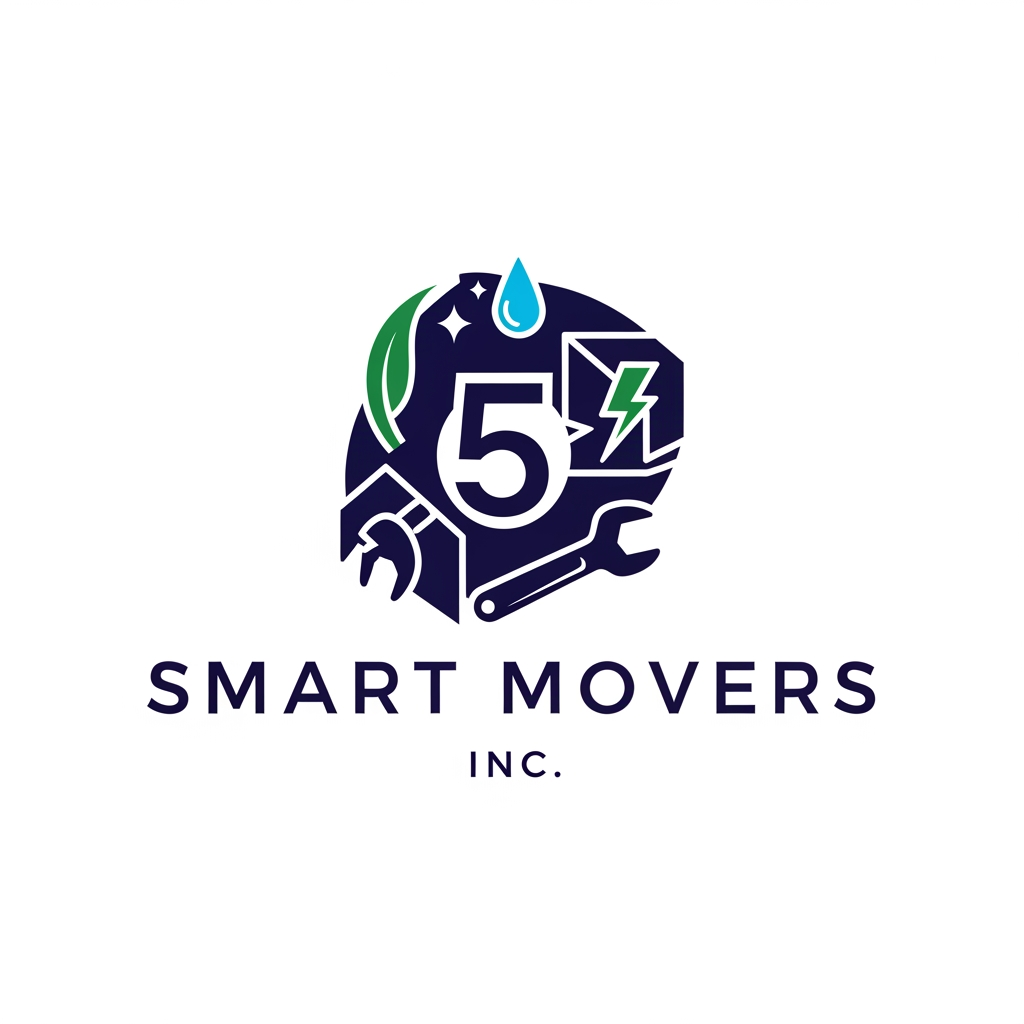 AI Design for Create a world-class modern logo for "5 Smart Movers Inc." that looks like it was designed by a top branding agency such as Pentagram, Landor, or Collins.
Style: ultra-minimal, premium, iconic, scalable vector logo, clean geometry, negative space design, modern corporate branding, timeless and memorable.
Concept:
Design a single unified symbol that subtly combines all five services into one intelligent mark rather than placing five separate icons around a circle.
The logo should visually merge:
• Landscaping → leaf, lawn curve, tree silhouette, growth element
• Janitorial → sparkle, cleaning shine, water drop, freshness
• Moving Services → box, moving path, directional motion, transport
• Handyman → tool silhouette integrated through negative space
• Electrician → lightning bolt, energy flow, power connection
The number "5" should be the hero element, but hidden intelligently within the design rather than appearing as a basic number.
The logo should feel innovative, futuristic, and instantly recognizable.
Creative Direction:
* Use geometric construction
* Use clever negative space
* Avoid clipart
* Avoid multiple separate icons
* Avoid circular service badges
* Avoid crowded layouts
* Avoid gradients unless extremely subtle
* Must work in one color, black and white, and full color
* Strong enough to become a national brand
Visual Inspiration:
Modern tech startups, luxury construction brands, premium home service companies, Tesla-level simplicity, Airbnb-level memorability, FedEx-style hidden symbolism.
Color Palette:
Primary: Deep Navy (#0F172A)
Secondary: Emerald Green (#10B981)
Accent: Electric Cyan (#06B6D4)
Optional luxury accent: Soft Gold (#D4A017)
Typography:
Custom modern sans-serif wordmark.
Bold "SMART MOVERS" with smaller "INC."
Professional, clean, highly legible.
Composition:
A powerful standalone icon above the wordmark.
The icon should resemble a modern crest or abstract monogram at first glance, but reveal all five services when viewed closely.
Design Goals:
* Premium
* Trustworthy
* Corporate
* Eye-catching
* Instantly recognizable
* Suitable for trucks, uniforms, business cards, website, social media, and building signage
* Looks expensive and professionally branded
* Award-winning logo quality
Output:
White background, vector style, perfect symmetry, high contrast, brand presentation quality, Behance showcase quality, logo design competition winner, clean SVG-ready artwork, no mockups, no 3D effects, no shadows, no stock elements.