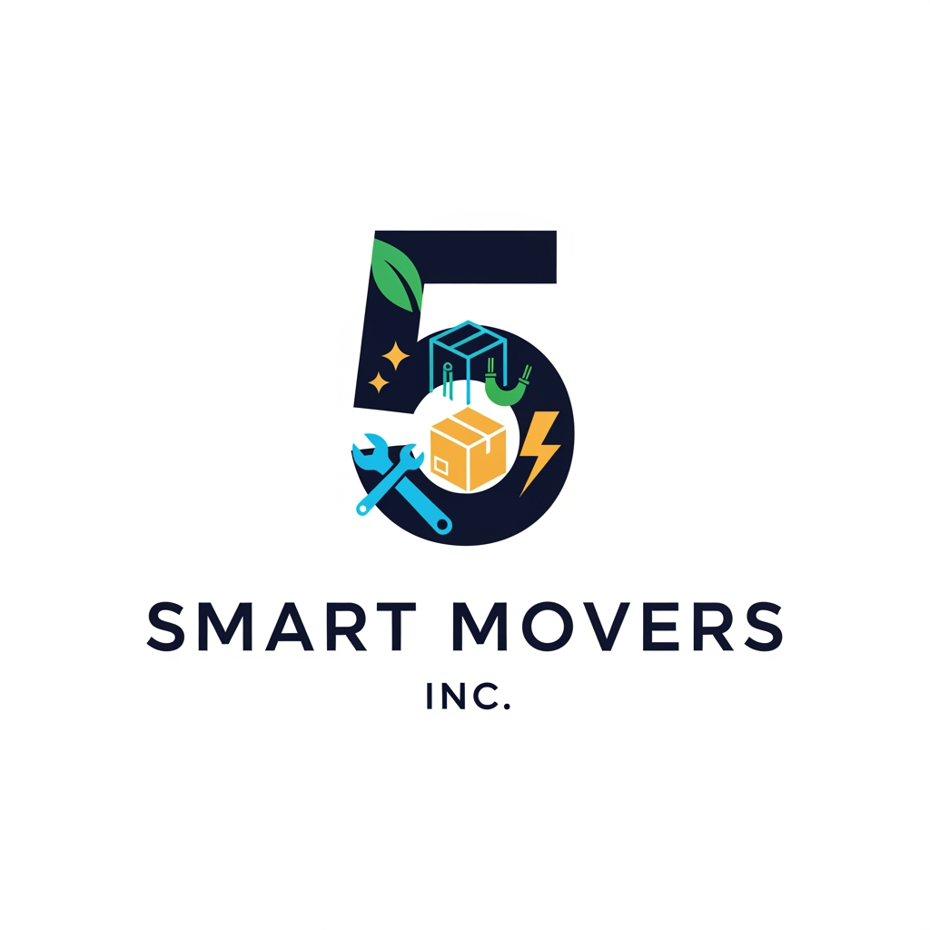 AI Design for Create a world-class modern logo for "5 Smart Movers Inc." that looks like it was designed by a top branding agency such as Pentagram, Landor, or Collins.
Style: ultra-minimal, premium, iconic, scalable vector logo, clean geometry, negative space design, modern corporate branding, timeless and memorable.
Concept:
Design a single unified symbol that subtly combines all five services into one intelligent mark rather than placing five separate icons around a circle.
The logo should visually merge:
• Landscaping → leaf, lawn curve, tree silhouette, growth element
• Janitorial → sparkle, cleaning shine, water drop, freshness
• Moving Services → box, moving path, directional motion, transport
• Handyman → tool silhouette integrated through negative space
• Electrician → lightning bolt, energy flow, power connection
The number "5" should be the hero element, but hidden intelligently within the design rather than appearing as a basic number.
The logo should feel innovative, futuristic, and instantly recognizable.
Creative Direction:
* Use geometric construction
* Use clever negative space
* Avoid clipart
* Avoid multiple separate icons
* Avoid circular service badges
* Avoid crowded layouts
* Avoid gradients unless extremely subtle
* Must work in one color, black and white, and full color
* Strong enough to become a national brand
Visual Inspiration:
Modern tech startups, luxury construction brands, premium home service companies, Tesla-level simplicity, Airbnb-level memorability, FedEx-style hidden symbolism.
Color Palette:
Primary: Deep Navy (#0F172A)
Secondary: Emerald Green (#10B981)
Accent: Electric Cyan (#06B6D4)
Optional luxury accent: Soft Gold (#D4A017)
Typography:
Custom modern sans-serif wordmark.
Bold "SMART MOVERS" with smaller "INC."
Professional, clean, highly legible.
Composition:
A powerful standalone icon above the wordmark.
The icon should resemble a modern crest or abstract monogram at first glance, but reveal all five services when viewed closely.
Design Goals:
* Premium
* Trustworthy
* Corporate
* Eye-catching
* Instantly recognizable
* Suitable for trucks, uniforms, business cards, website, social media, and building signage
* Looks expensive and professionally branded
* Award-winning logo quality
Output:
White background, vector style, perfect symmetry, high contrast, brand presentation quality, Behance showcase quality, logo design competition winner, clean SVG-ready artwork, no mockups, no 3D effects, no shadows, no stock elements.