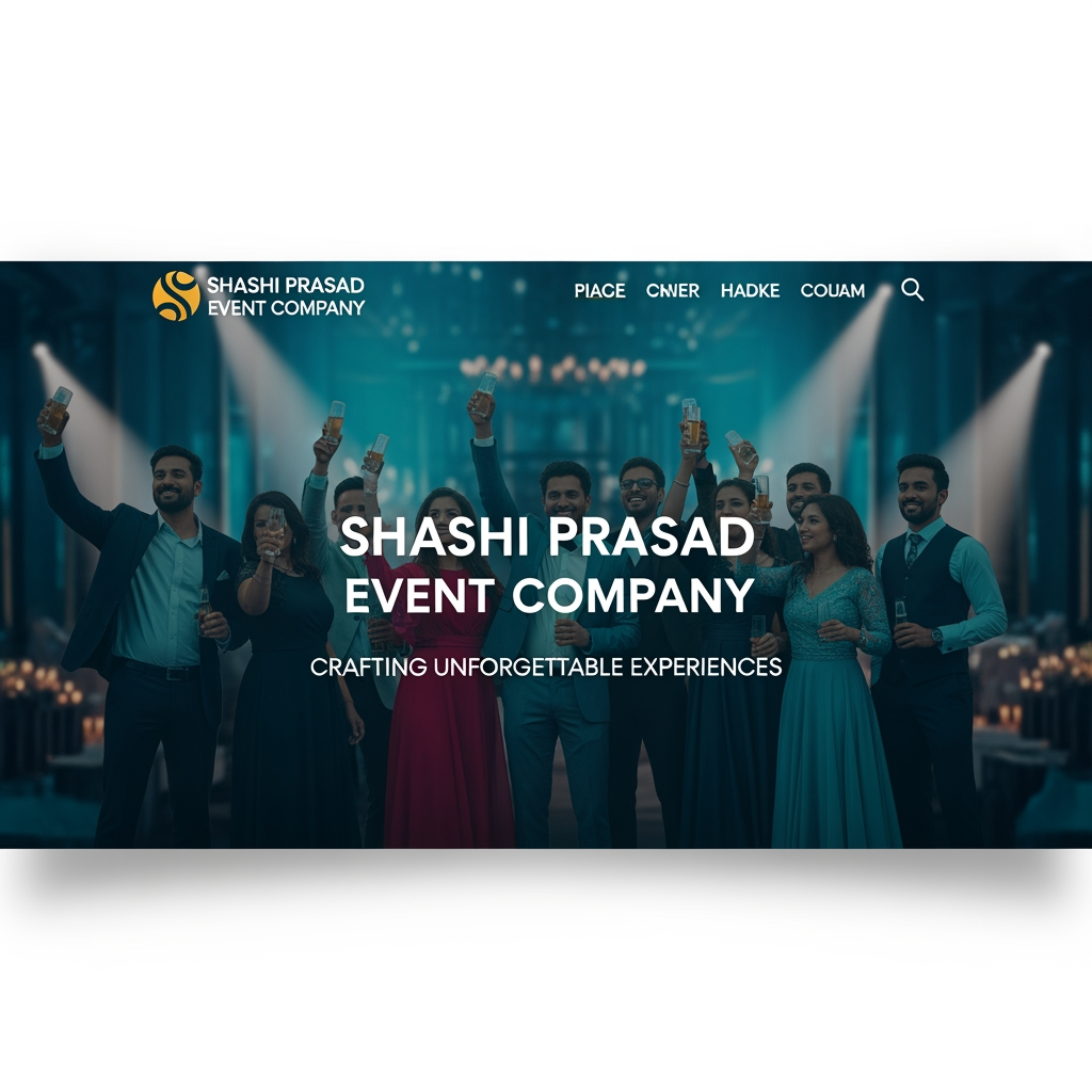 AI Design for Shashi Prasad Event Company