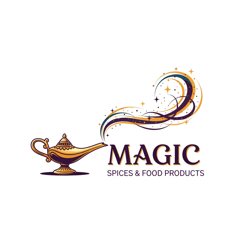 AI Design for Create an original illustrated logo for the following brand:
Brand Name: MAGIC
Industry: FMCG (Spices & Food Products)
Target Market: UAE & USA
📌 Objective
Design a unique, premium, and memorable logo that can compete with established FMCG brands and stand out on supermarket shelves, packaging, websites, and advertisements.
The logo should communicate:
Trust
Quality
Premium Appeal
Brand Recognition
Strong Shelf Presence
give in vector file