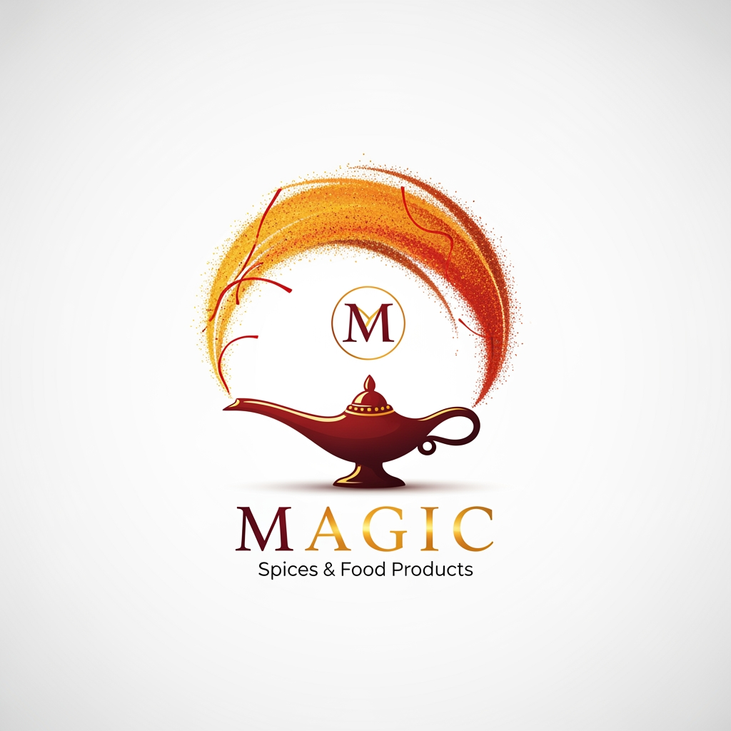 AI Design for Create an original illustrated logo for the following brand:
Brand Name: MAGIC
Industry: FMCG (Spices & Food Products)
Target Market: UAE & USA
📌 Objective
Design a unique, premium, and memorable logo that can compete with established FMCG brands and stand out on supermarket shelves, packaging, websites, and advertisements.
The logo should communicate:
Trust
Quality
Premium Appeal
Brand Recognition
Strong Shelf Presence
give in vector file