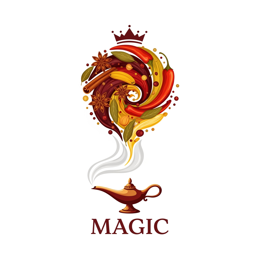 AI Design for Create an original illustrated logo for the following brand:
Brand Name: MAGIC
Industry: FMCG (Spices & Food Products)
Target Market: UAE & USA
📌 Objective
Design a unique, premium, and memorable logo that can compete with established FMCG brands and stand out on supermarket shelves, packaging, websites, and advertisements.
The logo should communicate:
Trust
Quality
Premium Appeal
Brand Recognition
Strong Shelf Presence