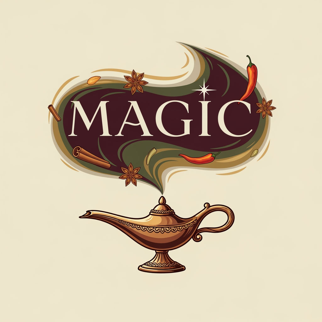 AI Design for Create an original illustrated logo for the following brand:
Brand Name: MAGIC
Industry: FMCG (Spices & Food Products)
Target Market: UAE & USA
📌 Objective
Design a unique, premium, and memorable logo that can compete with established FMCG brands and stand out on supermarket shelves, packaging, websites, and advertisements.
The logo should communicate:
Trust
Quality
Premium Appeal
Brand Recognition
Strong Shelf Presence