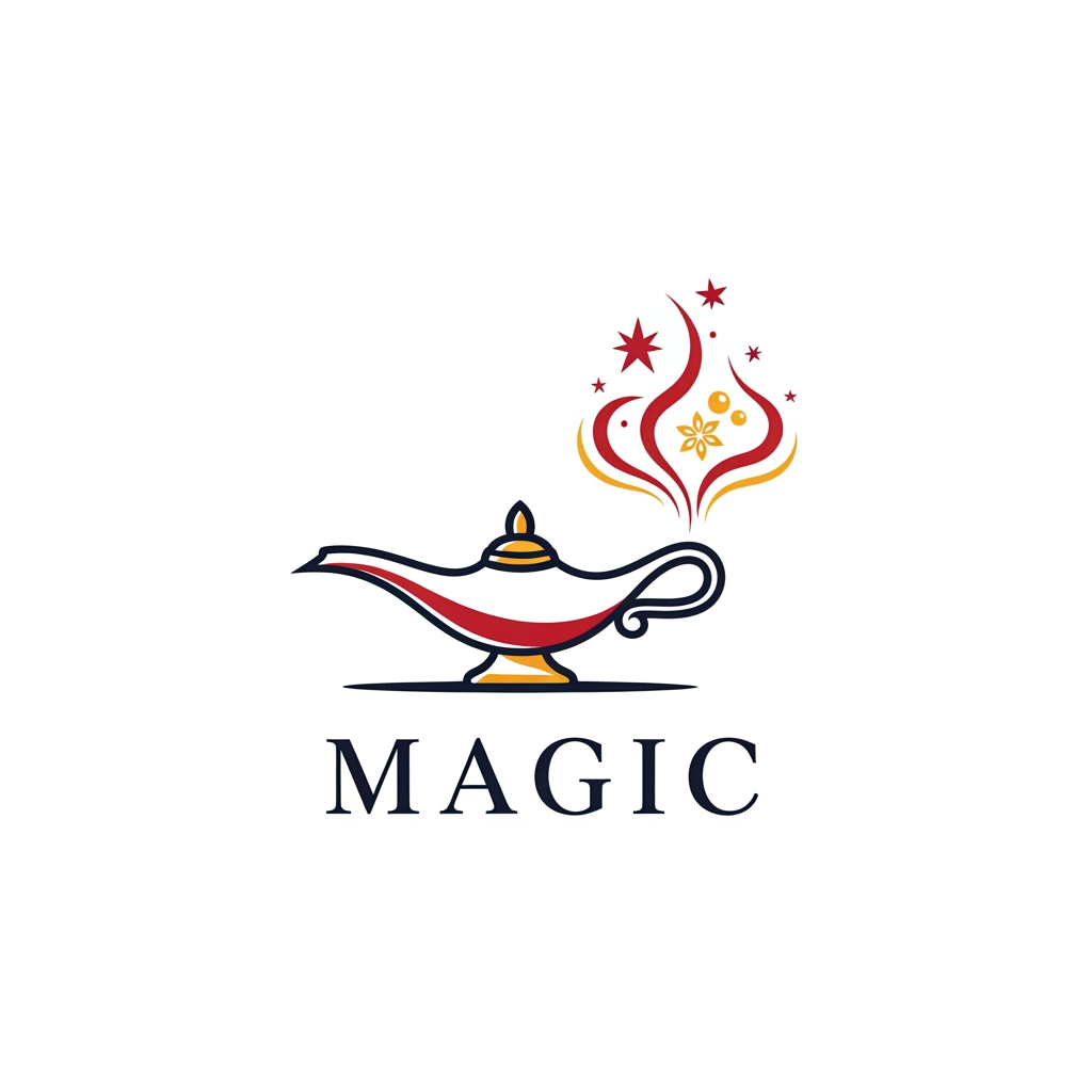 AI Design for Create an original illustrated logo for the following brand:
Brand Name: MAGIC
Industry: FMCG (Spices & Food Products)
Target Market: UAE & USA
📌 Objective
Design a unique, premium, and memorable logo that can compete with established FMCG brands and stand out on supermarket shelves, packaging, websites, and advertisements.
The logo should communicate:
Trust
Quality
Premium Appeal
Brand Recognition
Strong Shelf Presence
give in vector file