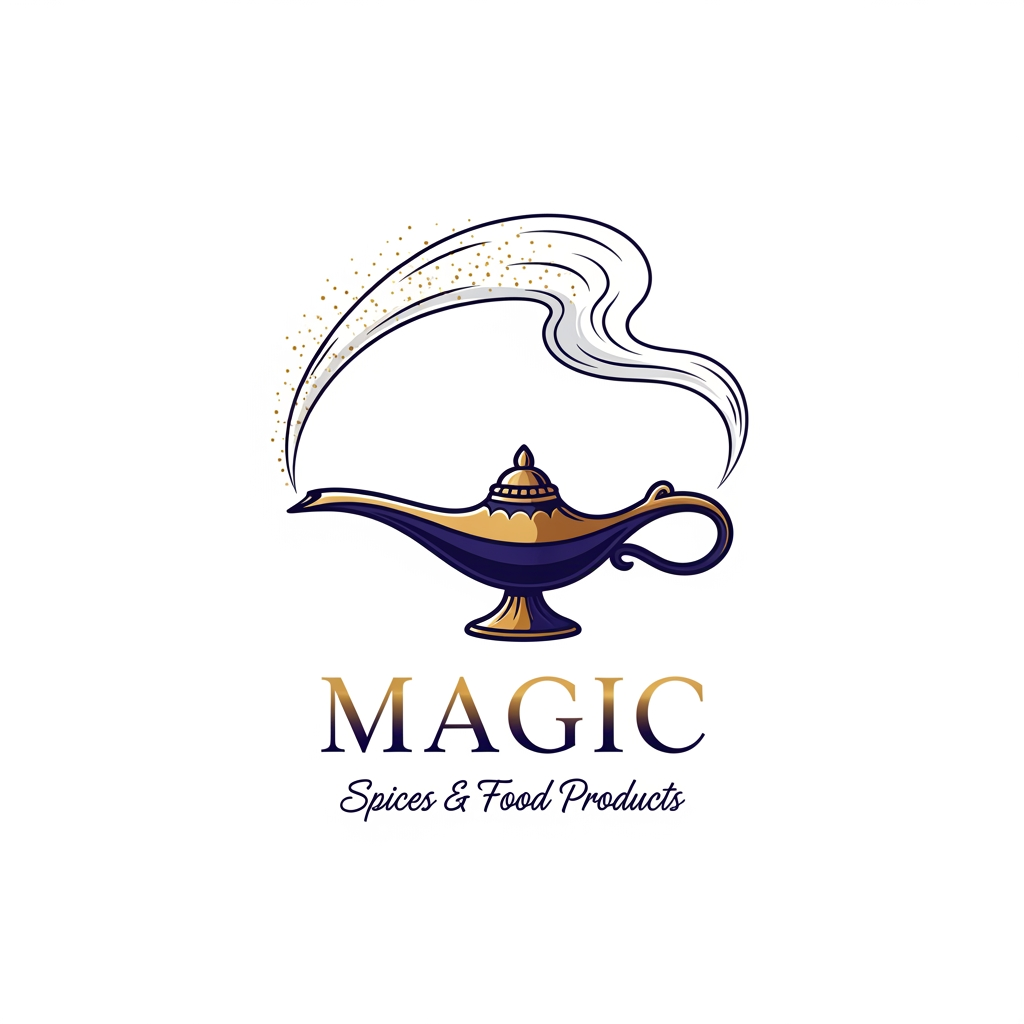 AI Design for Create an original illustrated logo for the following brand:
Brand Name: MAGIC
Industry: FMCG (Spices & Food Products)
Target Market: UAE & USA
📌 Objective
Design a unique, premium, and memorable logo that can compete with established FMCG brands and stand out on supermarket shelves, packaging, websites, and advertisements.
The logo should communicate:
Trust
Quality
Premium Appeal
Brand Recognition
Strong Shelf Presence
give in vector file