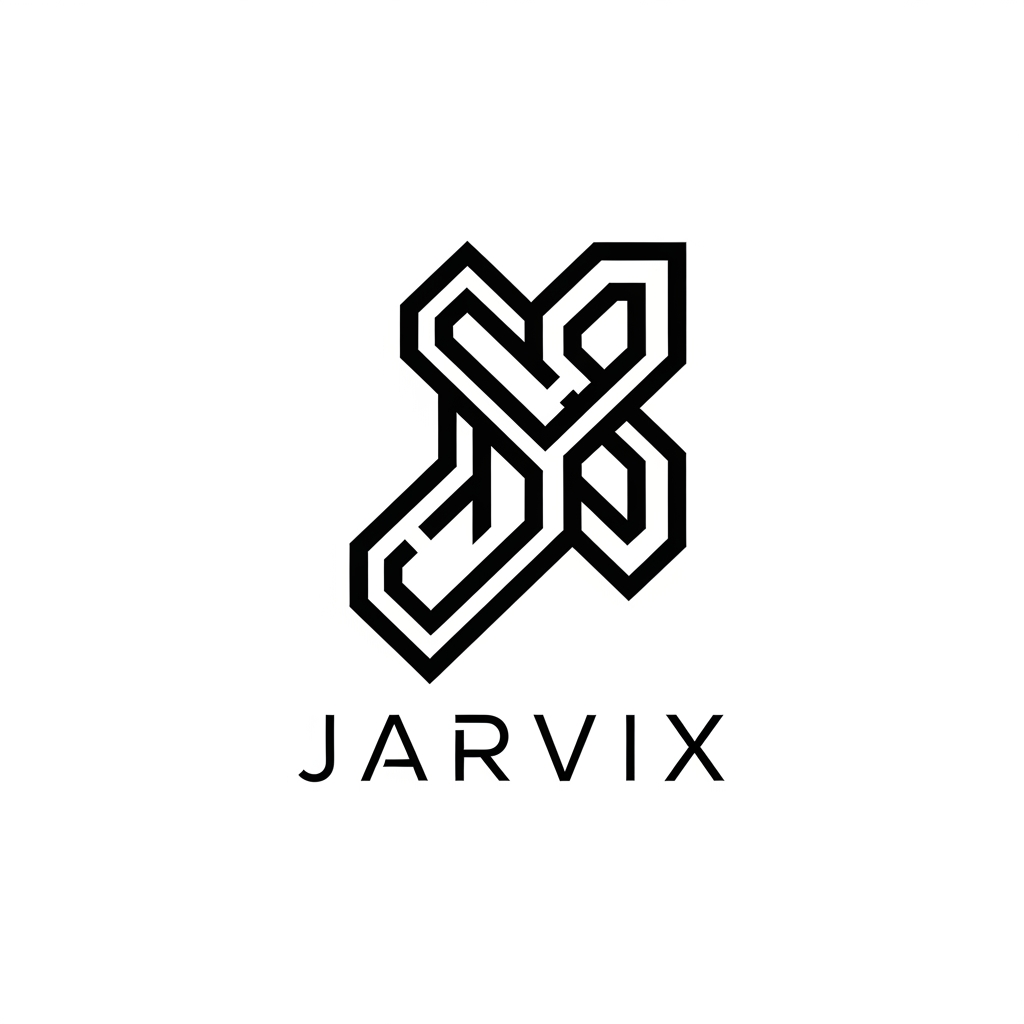 AI Design for Design an iconic black-and-white logo for a premium digital brand named "Jarvix".
Do NOT create a typical web design agency logo.
Do NOT use:
* Cursors
* Monitors
* Code brackets
* Laptops
* Rockets
* Light bulbs
* AI brains
* Globes
* Generic arrows
* Network nodes
* Stock startup symbols
Instead, create a logo that communicates sophistication through abstraction.
The symbol should feel like it belongs to a company that builds digital experiences, websites, and modern brands, but without literally showing any of those things.
Creative Direction:
Think of the logo as a piece of visual architecture.
The symbol should evoke:
* Structure
* Precision
* Craftsmanship
* Systems
* Elegance
* Momentum
* Confidence
* Modernity
without directly illustrating them.
Visual Style:
* Ultra minimalist
* Geometric
* Monochrome
* Flat vector
* Strong silhouette
* Timeless
* Memorable
* Premium
* Swiss-inspired
* Technology-luxury aesthetic
Design Principles:
* Use simple geometric forms
* Prioritize negative space
* Minimize the number of elements
* The logo should remain recognizable at 16x16 pixels
* The symbol should work as a favicon, app icon, sticker, billboard, and website navbar
Concept Exploration:
Explore symbols inspired by:
* Modular systems
* Architectural frameworks
* Interlocking forms
* Abstract construction
* Balance and symmetry
* Digital craftsmanship
* Grid-based thinking
* Precision-engineered objects
* Rare geometric phenomena
The logo should not immediately reveal its meaning.
It should become more interesting the longer someone looks at it.
Visual Benchmark:
The level of confidence and simplicity found in:
Apple
Airbnb
Vercel
Linear
Stripe
Arc Browser
Notion
Raycast
Ramp
Do not copy any existing logo.
Typography:
Create a refined custom wordmark for "Jarvix".
* Geometric sans-serif
* Excellent kerning
* Premium spacing
* Minimal modifications
* Elegant proportions
Output:
1. Symbol only
2. Symbol + wordmark
3. Black on white
4. White on black
5. Favicon version
6. App icon version
Final Test:
If the logo appeared on a laptop at a startup conference, it should look like a company people assume has already raised $20M in funding.
The design should feel intelligent, expensive, understated, and impossible to mistake for a generic agency logo.