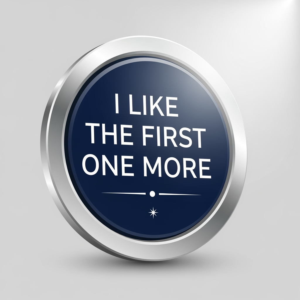 AI Design for i like the first one more . can u create more redefined and professional