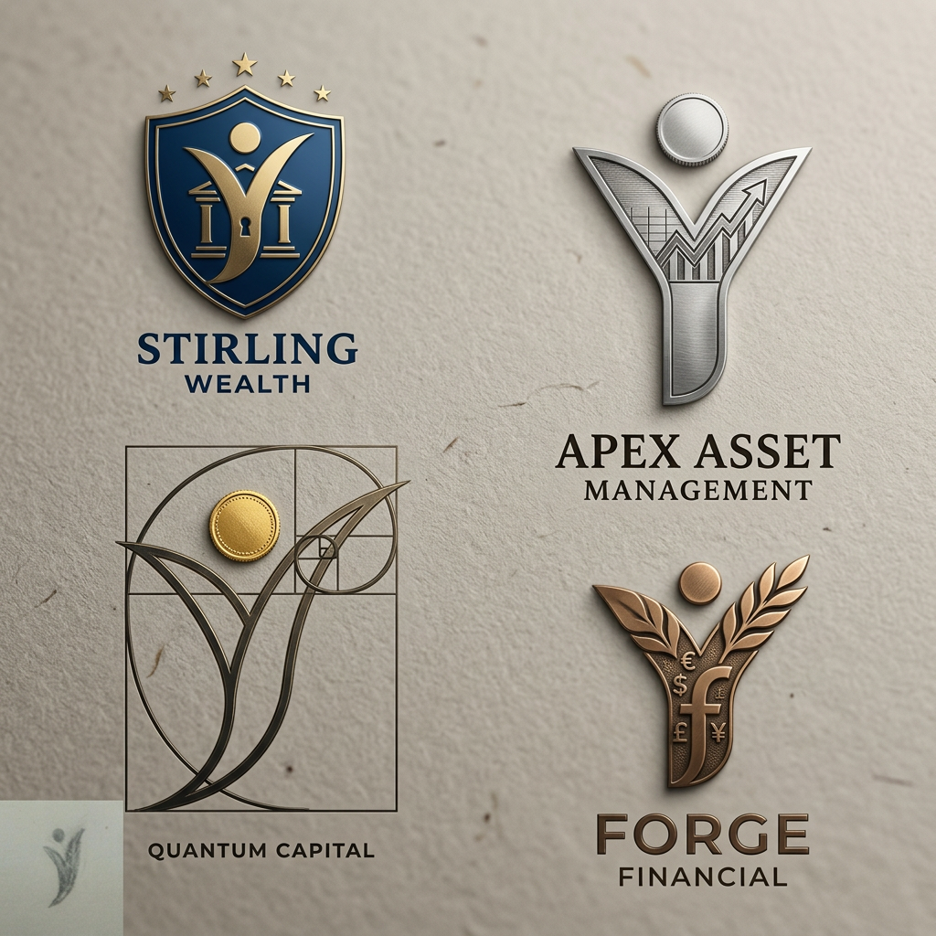 AI Design for this my logo sample idea my topic is "finance" so u can add on some elements to relate finance related and give the unique logo designs to given logo