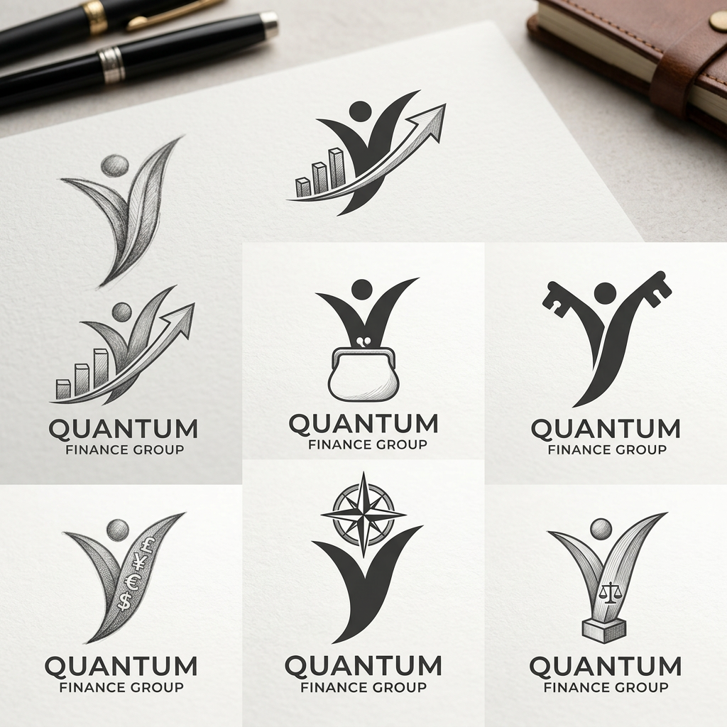 AI Design for this my logo sample idea my topic is "finance" so u can add on some elements to relate finance related and give the unique logo designs ONLY USED to given logo