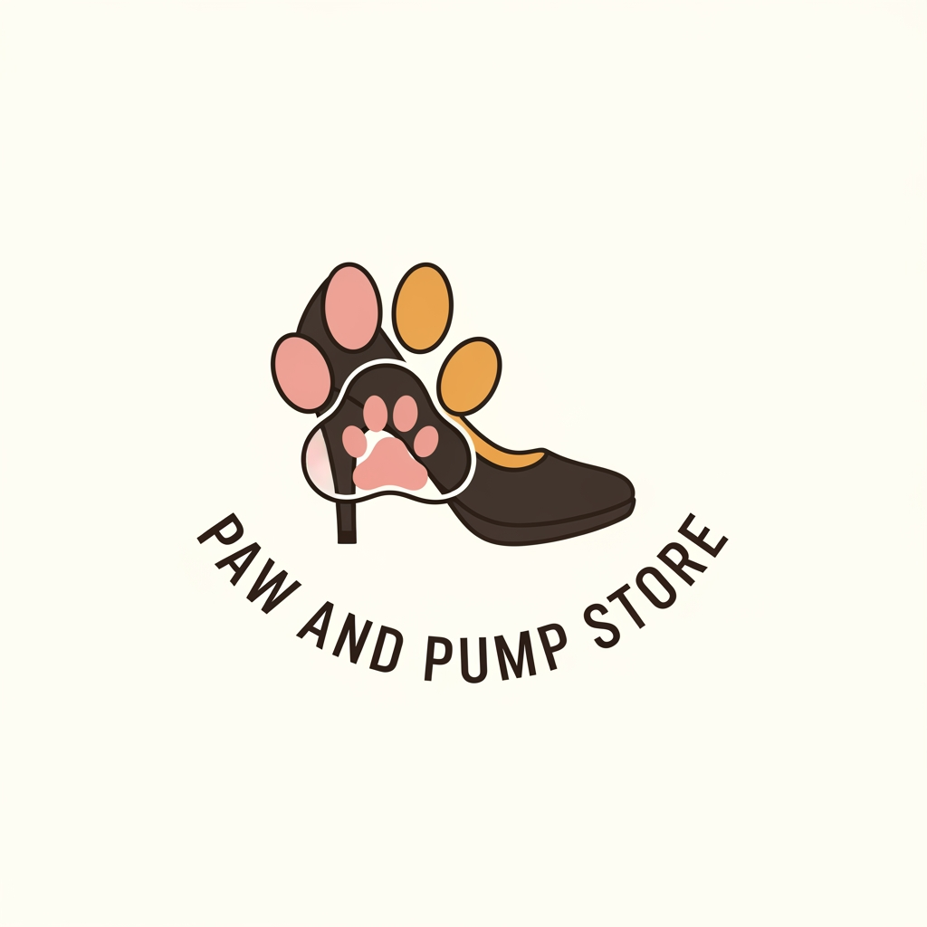AI Design for paw and pump store logo