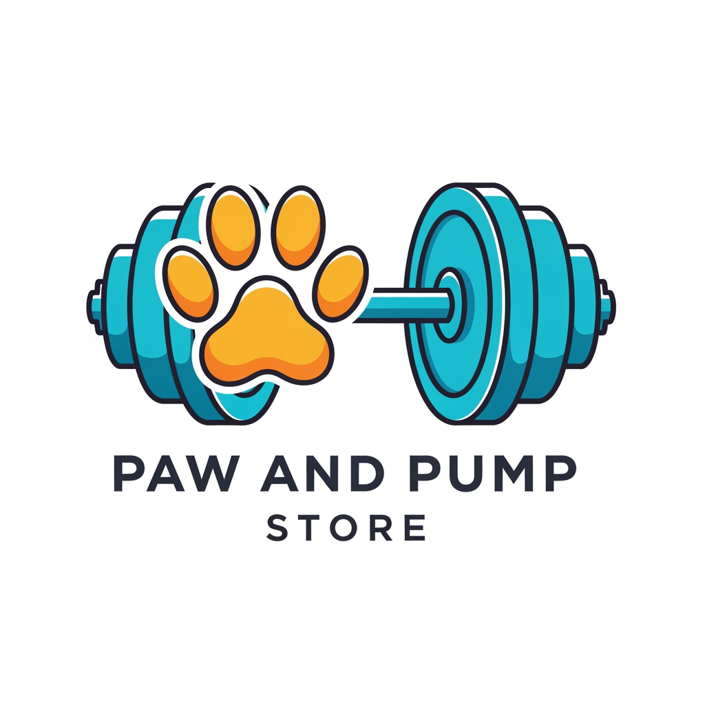 AI Design for i need logo for print on demand store.my niche is pet and fitness.my store name paw and pump store