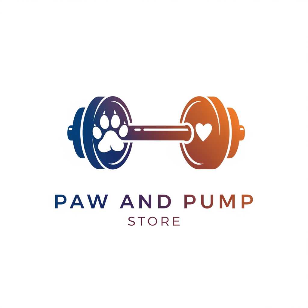 AI Design for i need logo for print on demand store.my niche is pet and fitness.my store name paw and pump store