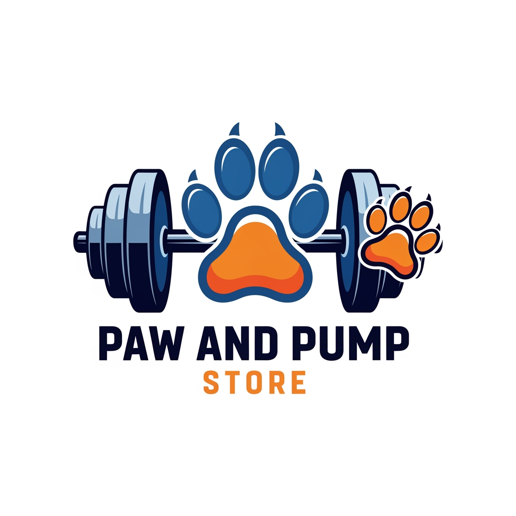 AI Design for i need logo for print on demand store.my niche is pet and fitness.my store name paw and pump store