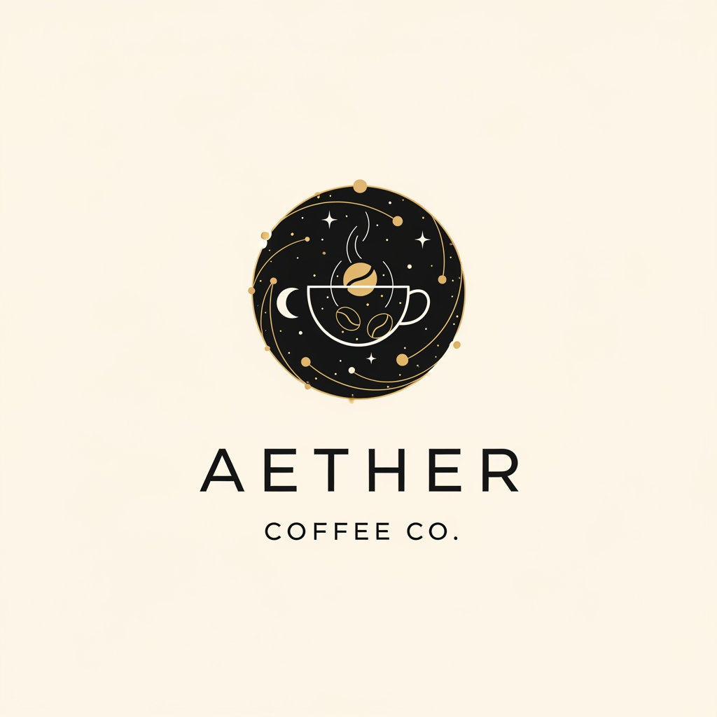 AI Design for Aether Coffee Co.
A new premium coffee brand is launching in India and wants a complete social media campaign.  Brand personality: Premium Modern Minimal Cozy...... create a main logo for the above coffee cafe