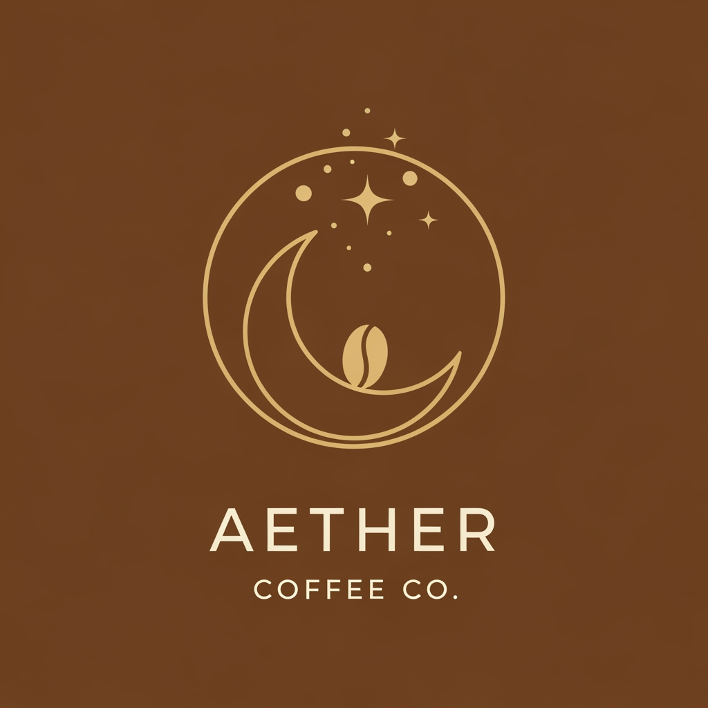 AI Design for Aether Coffee Co.
A new premium coffee brand is launching in India and wants a complete social media campaign.  Brand personality: Premium Modern Minimal Cozy...... create a icon logo for the above coffee cafe