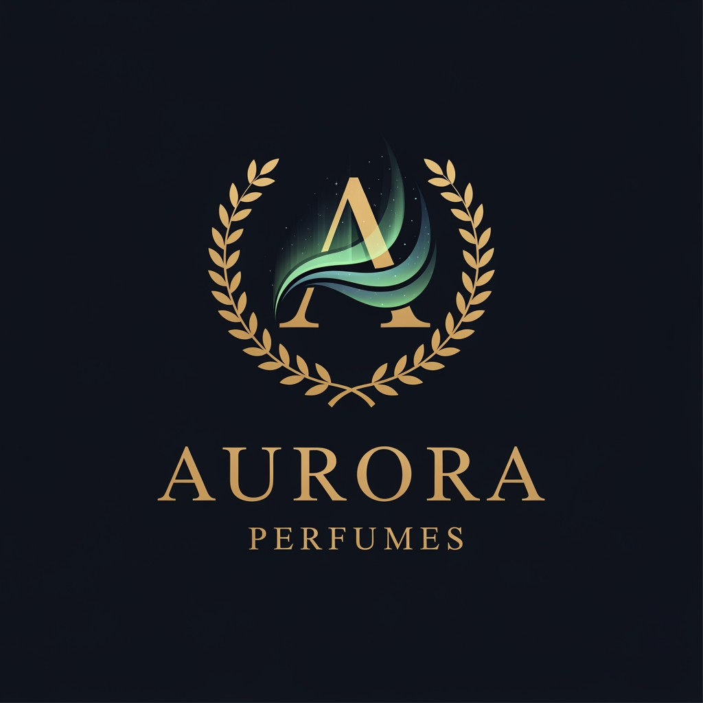 AI Design for CREATE A LUXURY LOGO FOR "Aurora Perfumes"\