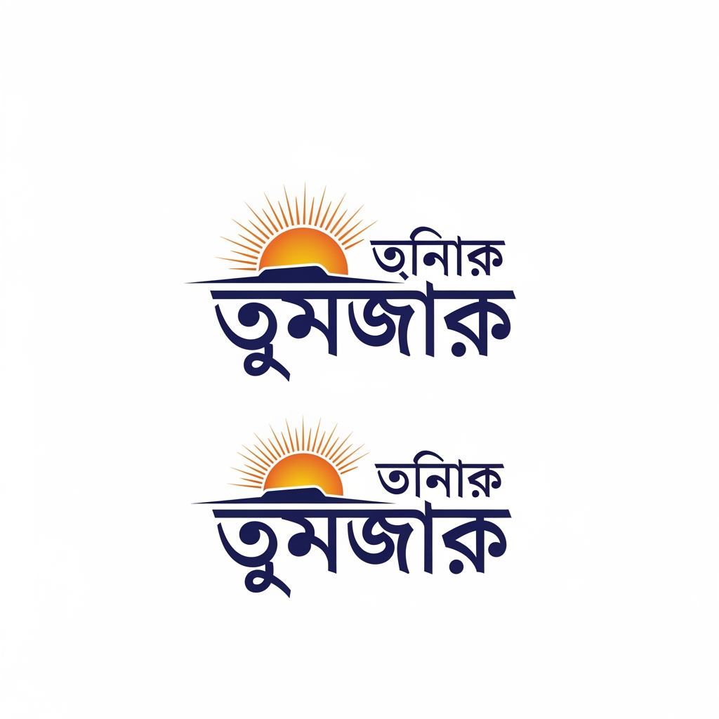 AI Design for tumi chaile agulo follow krte paro
logo brand name: দৈনিক উন্মোচক
design kore deo