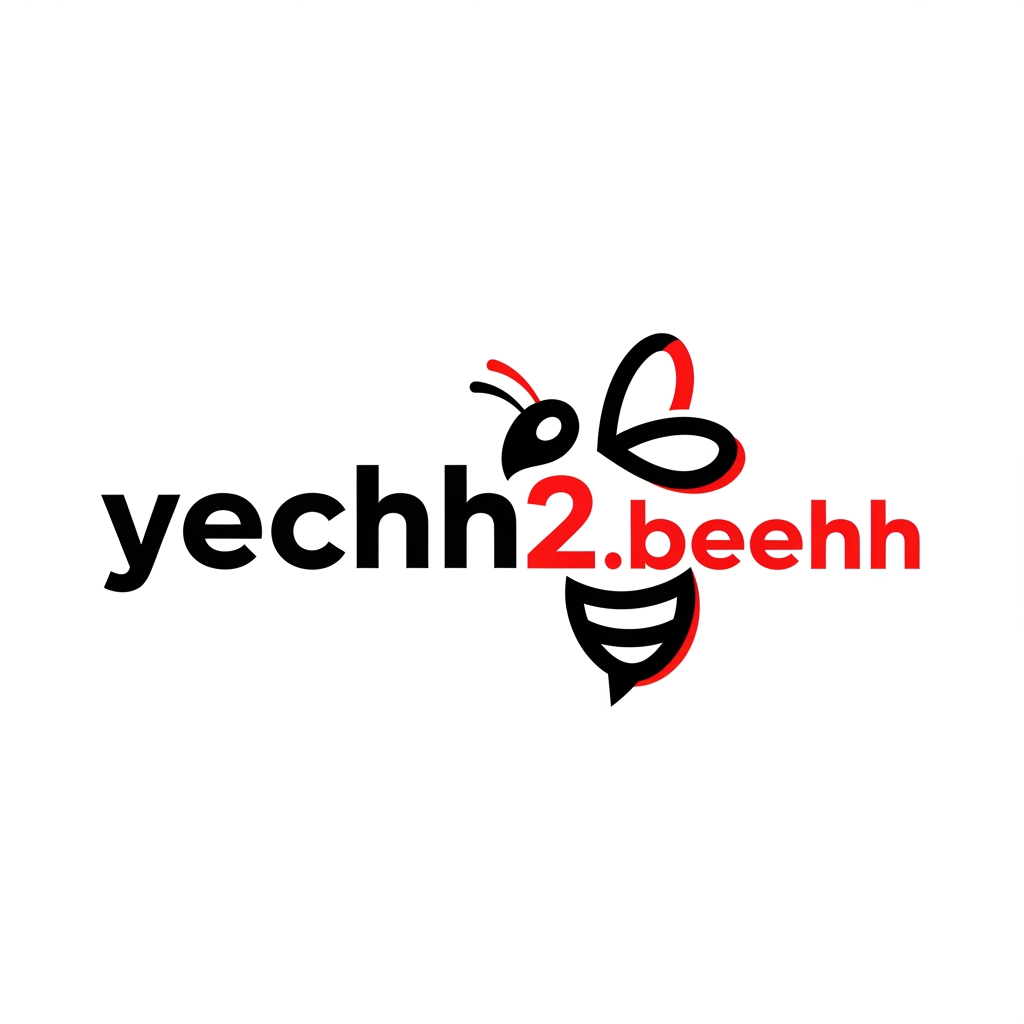 AI Design for ccreativelogo yechh2.beehh  blak and red color theme