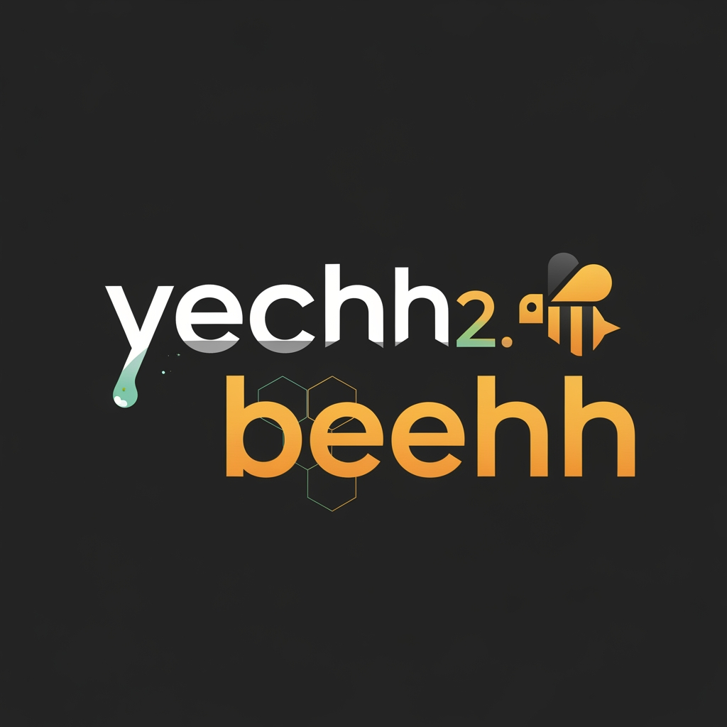 AI Design for create a text creative logo yechh2.beehh
