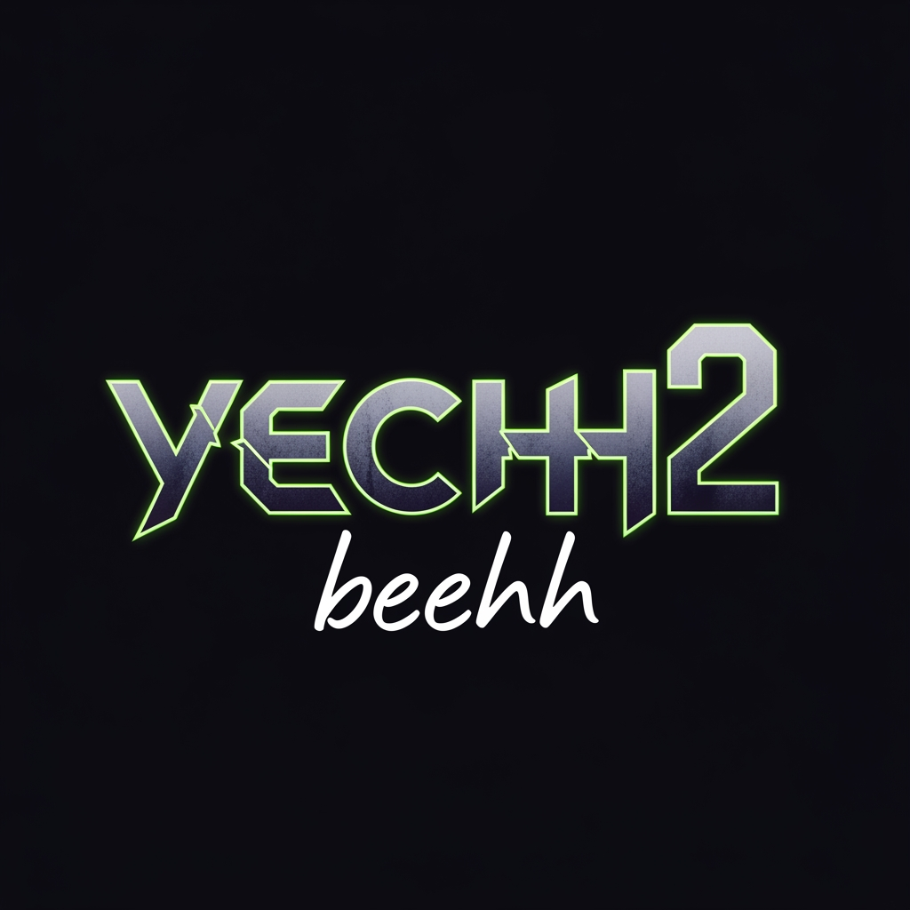 AI Design for create a text logo yechh2.beehh