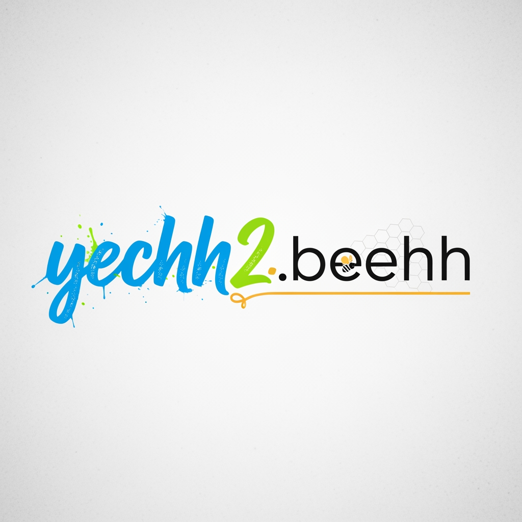 AI Design for create a text creative logo yechh2.beehh