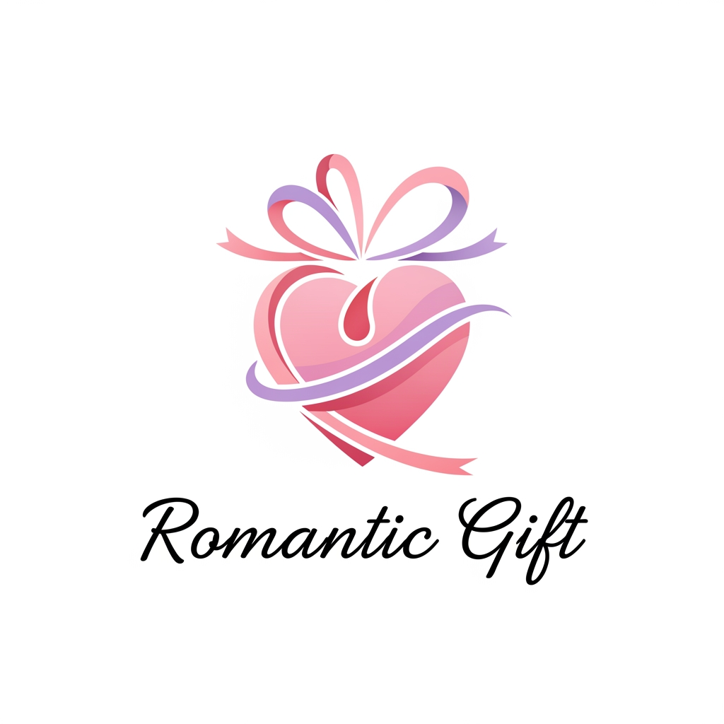 AI Design for i want  to makr a logo for my fb bsiness page where gift items will be sold . my page name is romantic gift . mka e a few logo designs for me .