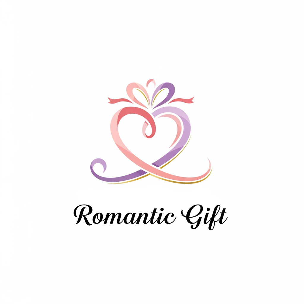 AI Design for i want  to makr a logo for my fb bsiness page where gift items will be sold . my page name is romantic gift . mka e a few logo designs for me .