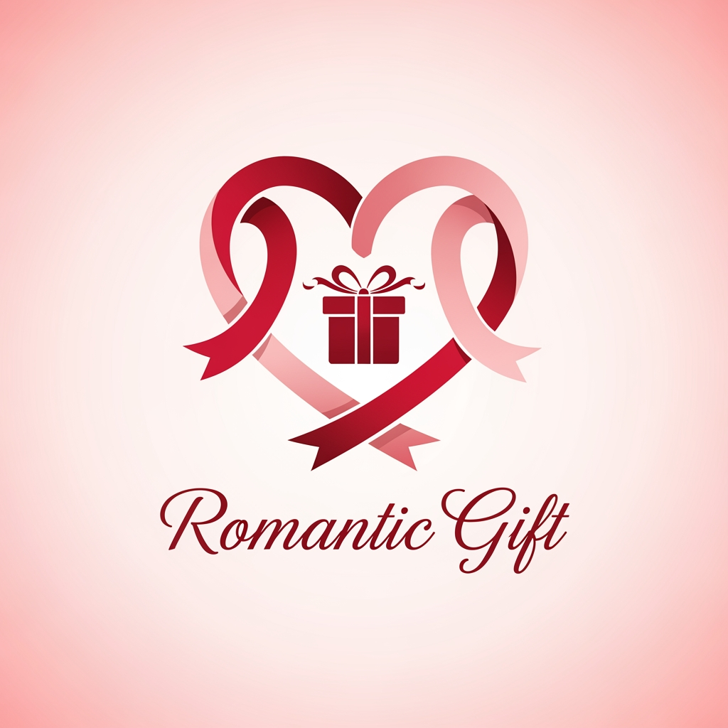 AI Design for i want  to makr a logo for my fb bsiness page where gift items will be sold . my page name is romantic gift . mka e a few logo designs for me .