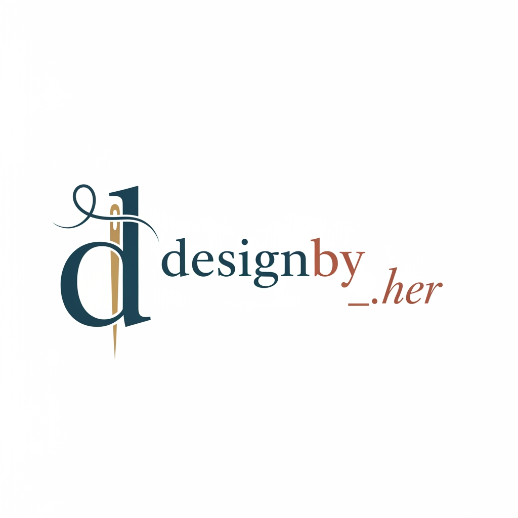 AI Design for my id name is designby_.her and i want to a logo just like professional