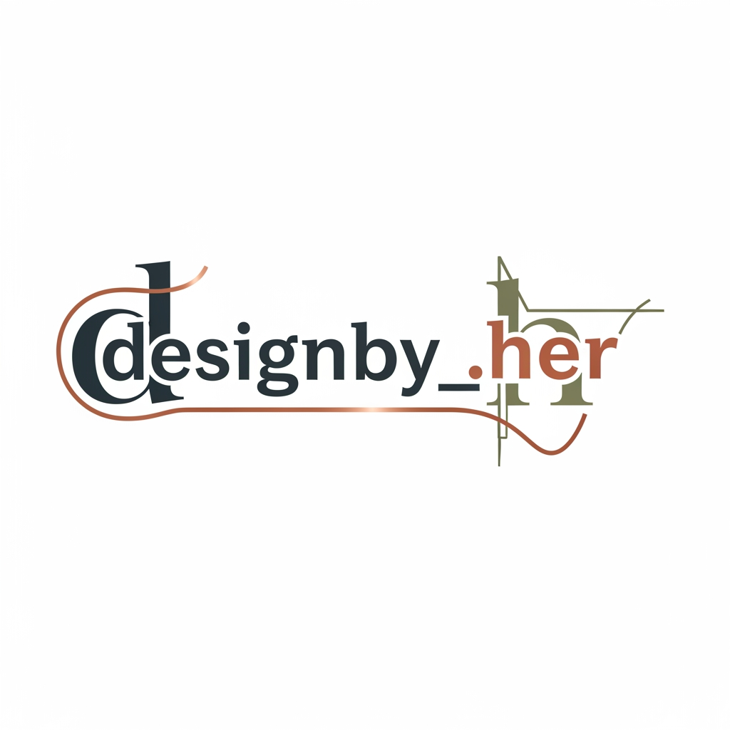 AI Design for my id name is designby_.her and i want to a logo just like professional