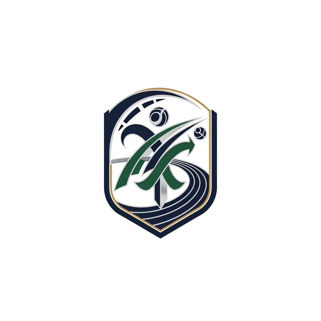 AI Design for i want a logo for sports captain a sportish logo smtg that has balance maturity and spirit it should look like a premium one dont add any letter just make the logo feel real and cconnected with sports