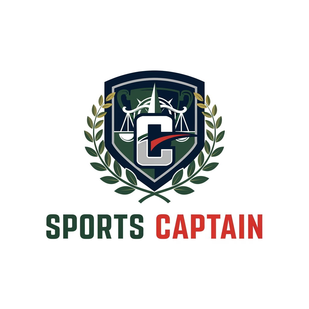 AI Design for i want a logo for sports captain a sportish logo smtg that has balance maturity and spirit it should look like a premium on e