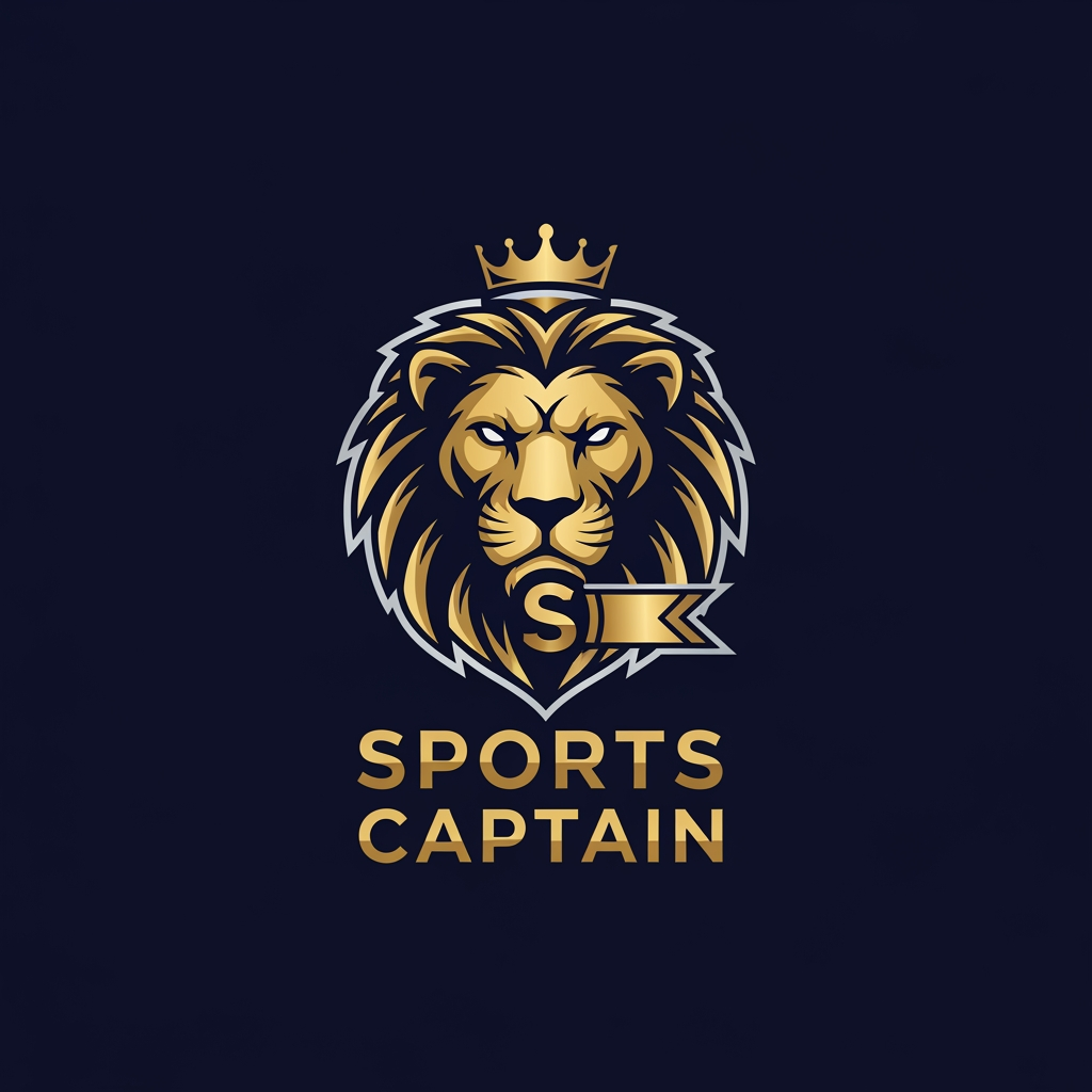 AI Design for i want a logo for sports captain a sportish logo smtg that has balance maturity and spirit it should look like a premium on e