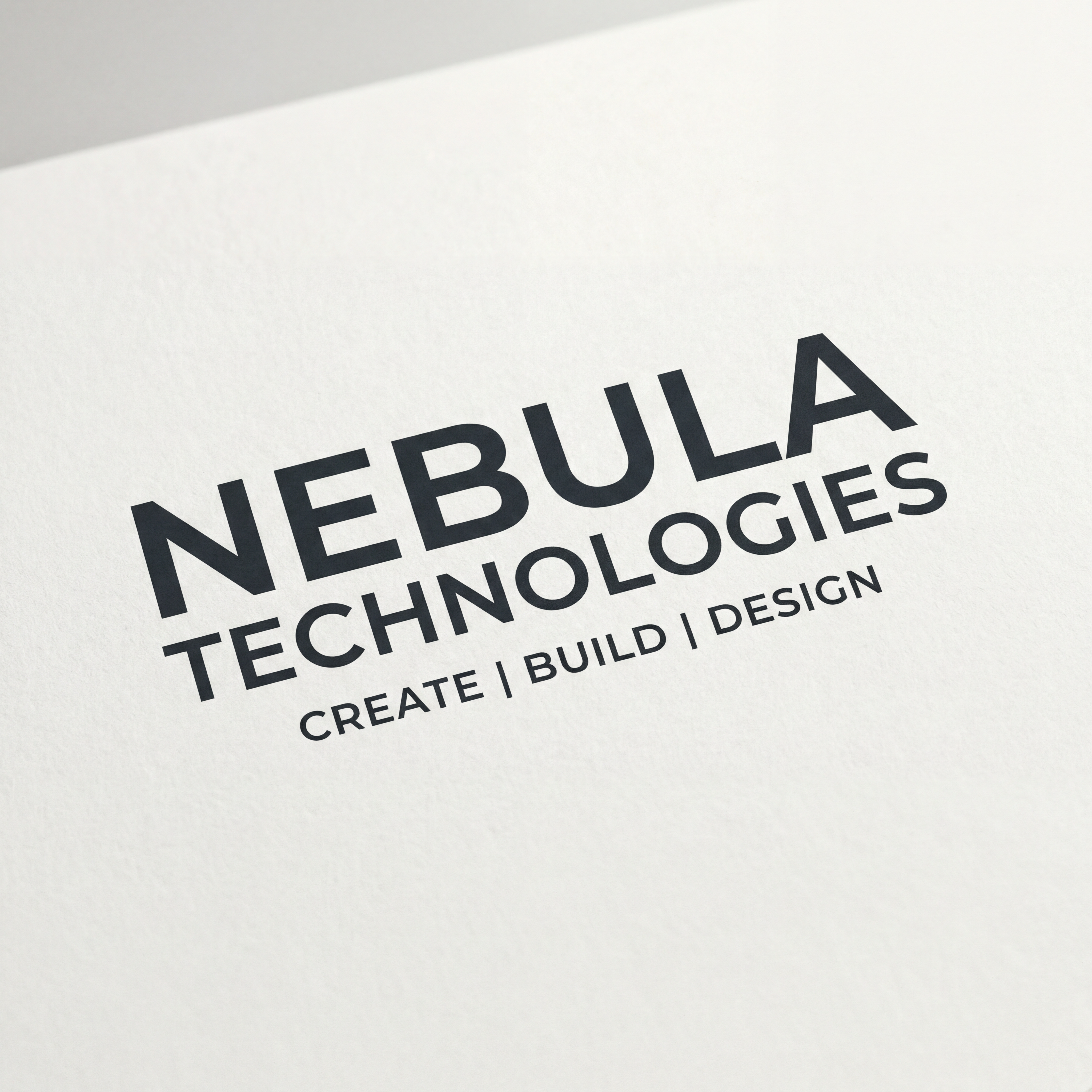 AI Design for do not use any visual references to the 3d printing, just make a clean text logo