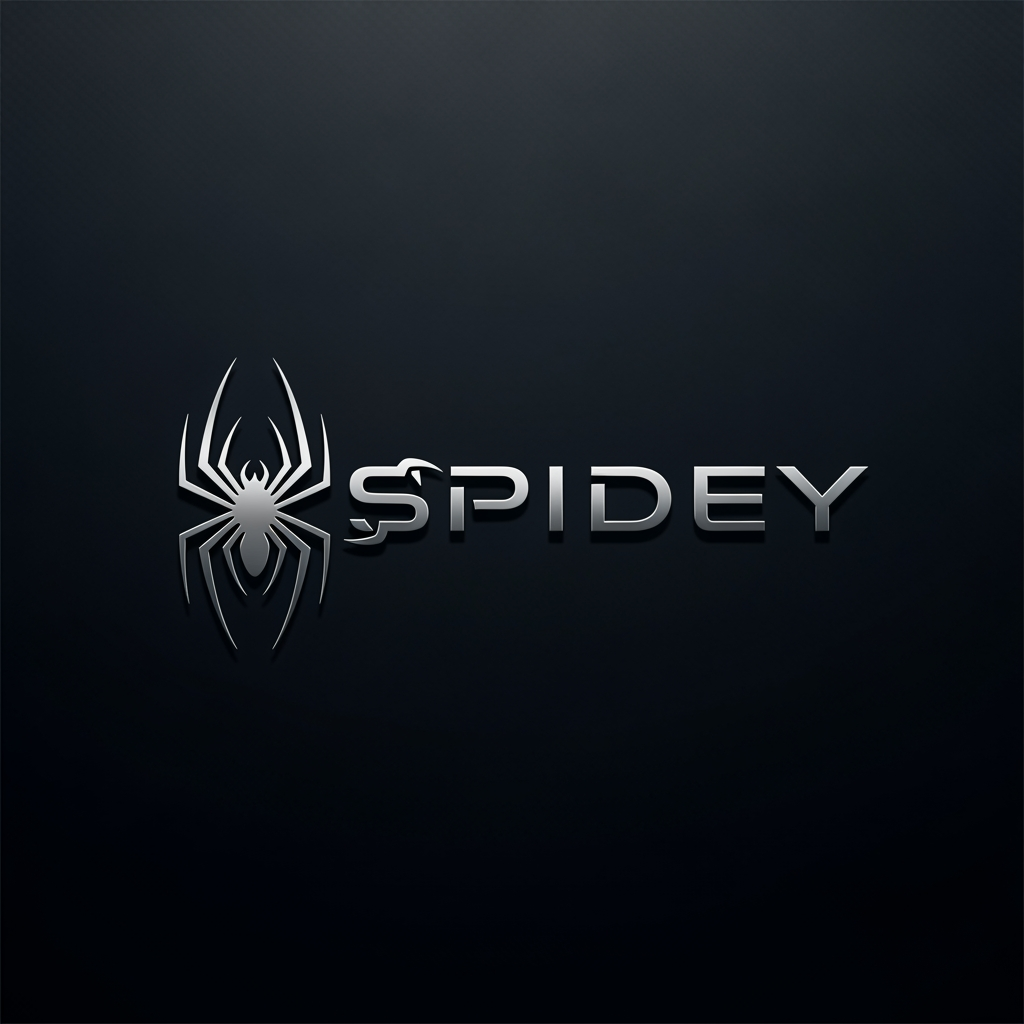 AI Design for A FOOTBALL SHOES BRAND LOGO NAMED SPIDEY KEEP IT PREMIUM