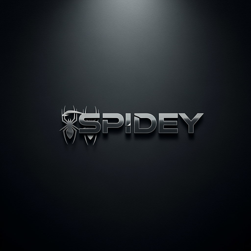 AI Design for A FOOTBALL SHOES BRAND LOGO NAMED SPIDEY KEEP IT PREMIUM