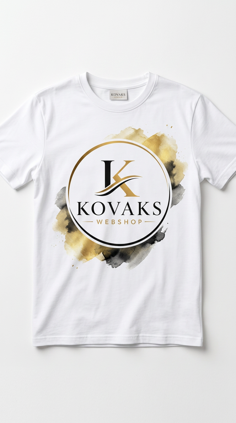 AI Design for make a t-shirt with this logo on it, the background should be white and bring some design and color on it