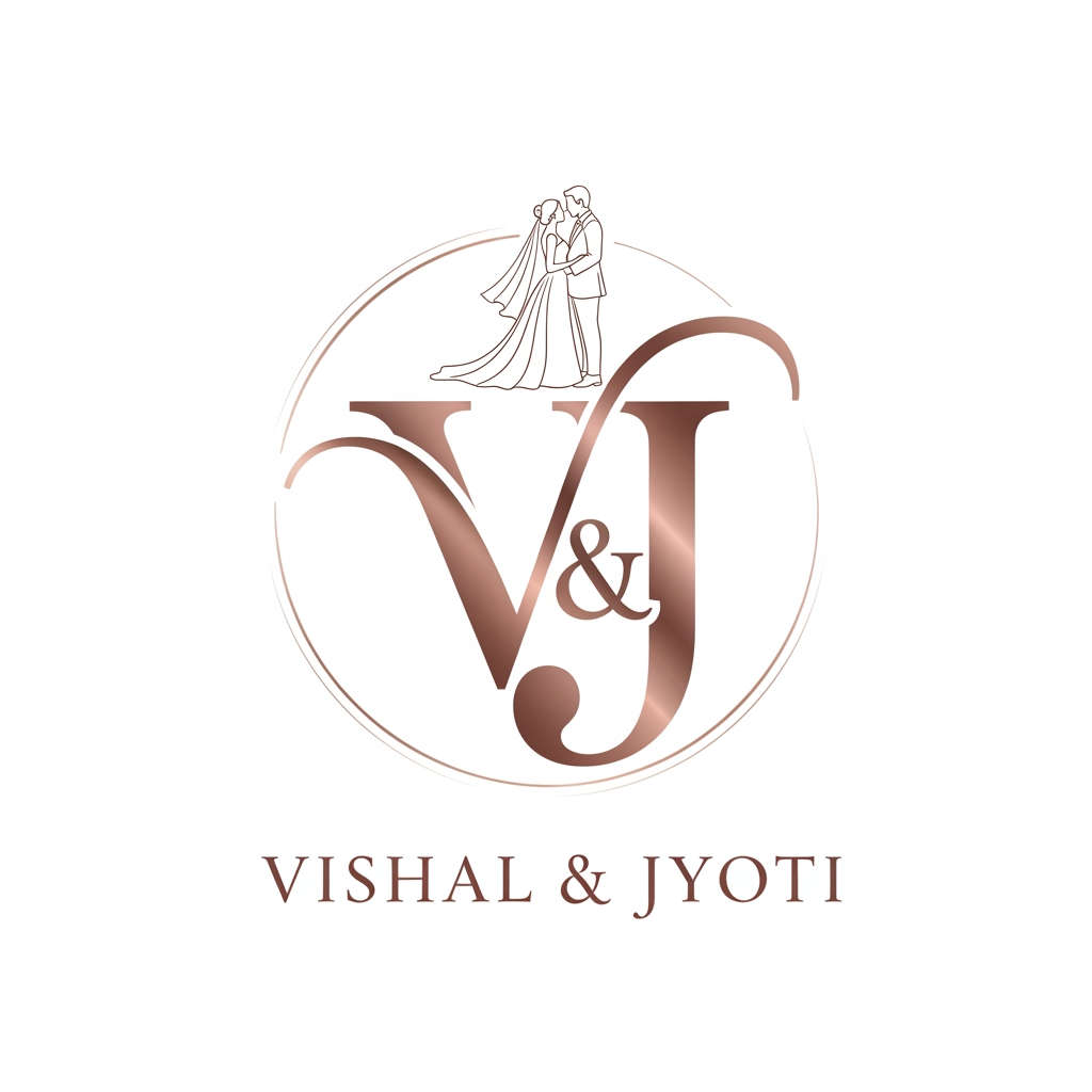 AI Design for Vishal and jyoti name off bride and groom
i want a logo with initial of ourt namke athetic and beatiuful