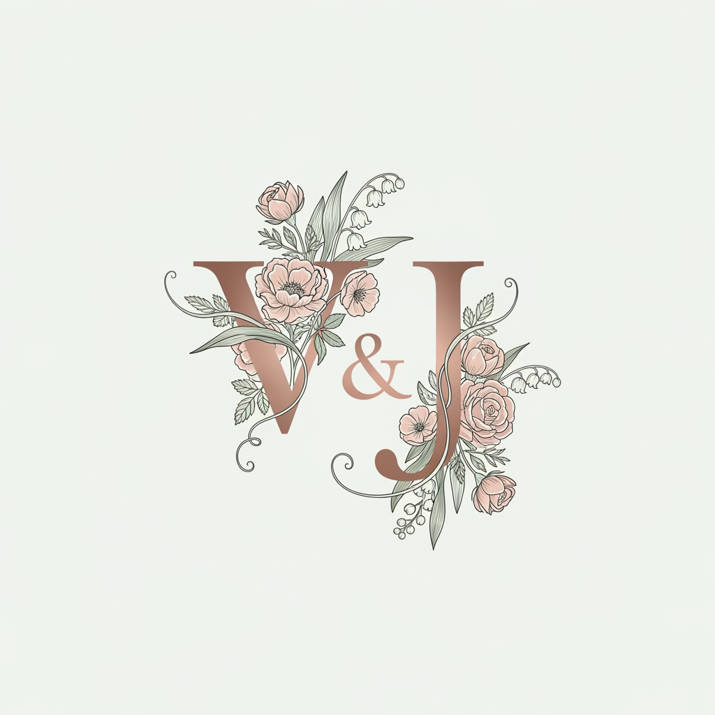 AI Design for Vishal and jyoti name off bride and groom
i want a logo with initial of ourt namke athetic and beatiuful