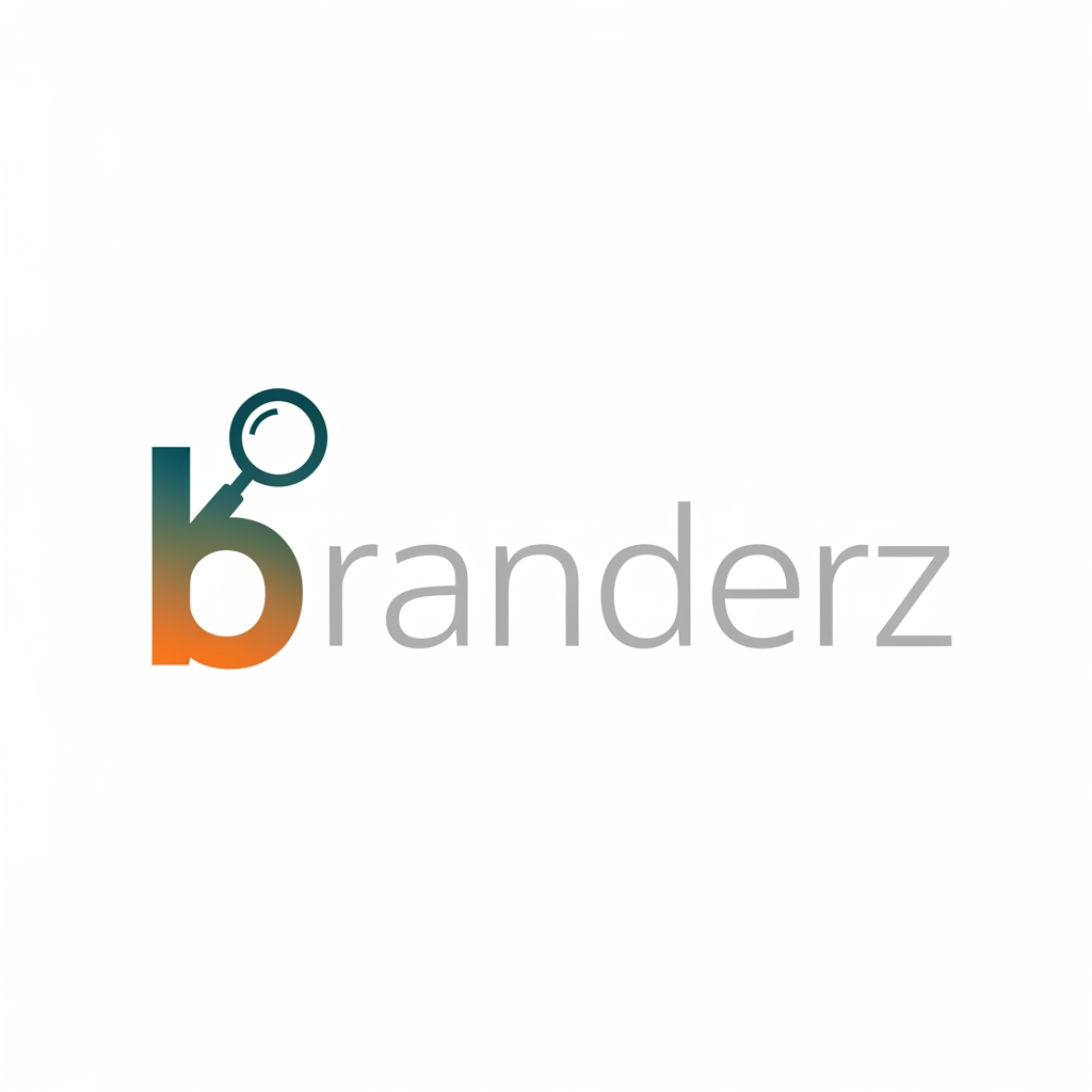 AI Design for create a logo for a digital marketing agency called "branderz", the logo style is text bassed, the letter 'b' should be the logo, give me few options
